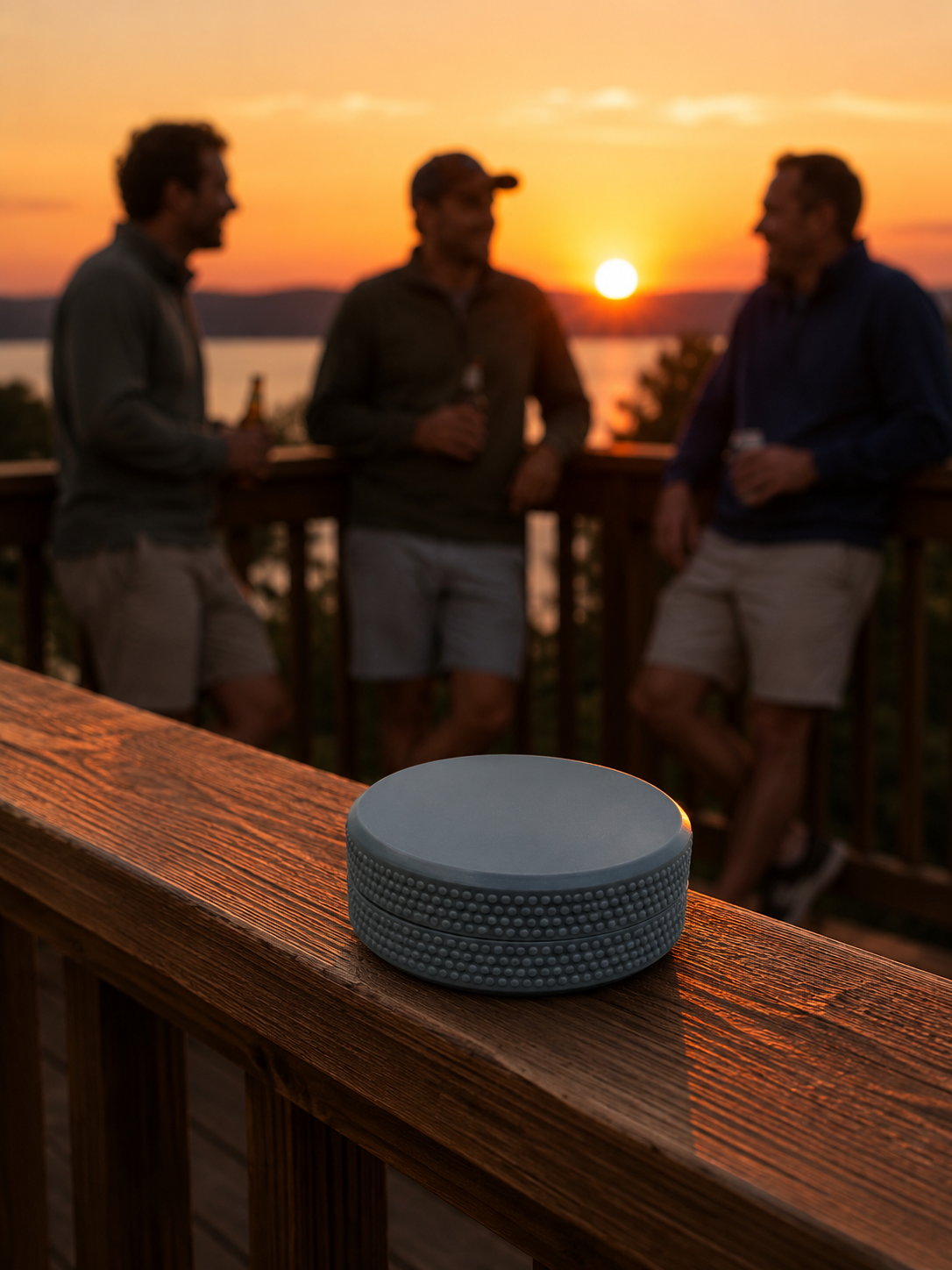 Sunset on the deck